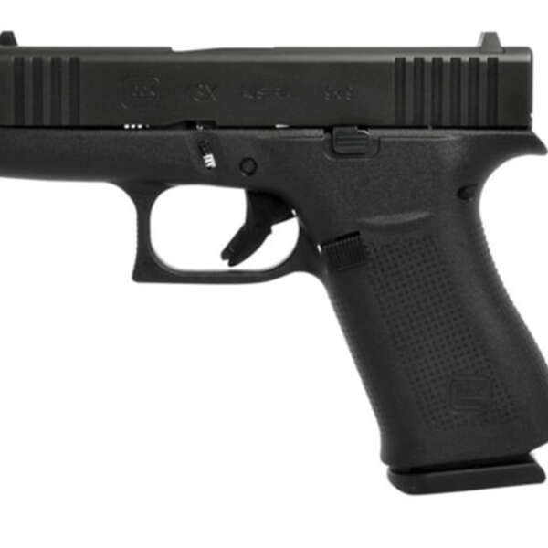 Glock G43X 9mm, 3.41", Black, 10rd, Fixed Sights
