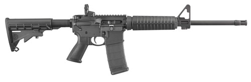 Ruger AR-556 .223/5.56, 16″ Barrel, M4 Flat Top, Flip-Up Sights, Black, 30rd