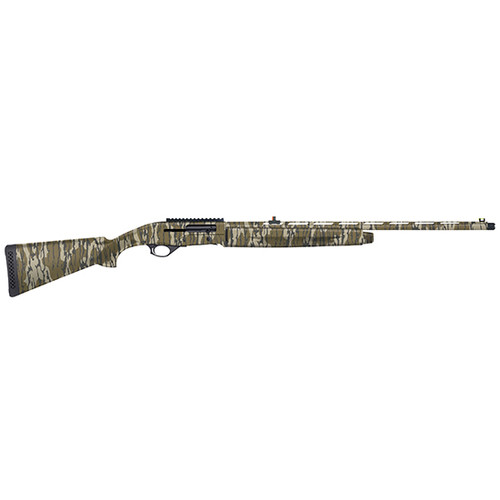 Mossberg SA-410 Turkey 410 Gauge, 26″ Vent Rib Barrel, 3″, Mossy Oak Bottomland, Extended Full Choke, Oversized Charging Handle, Fiber Optic Sight, 4rd