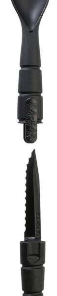 Ka-Bar Tactical Spork 2.5″ Serrated Blade Grilamid Black