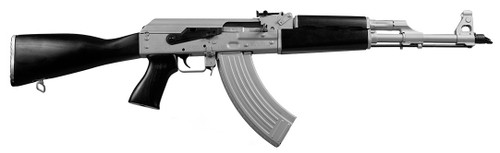 Zastava ZPAPM70 7.62x39mm, 16.3″ Barrel, Silver Cerakote, Black, 30rd